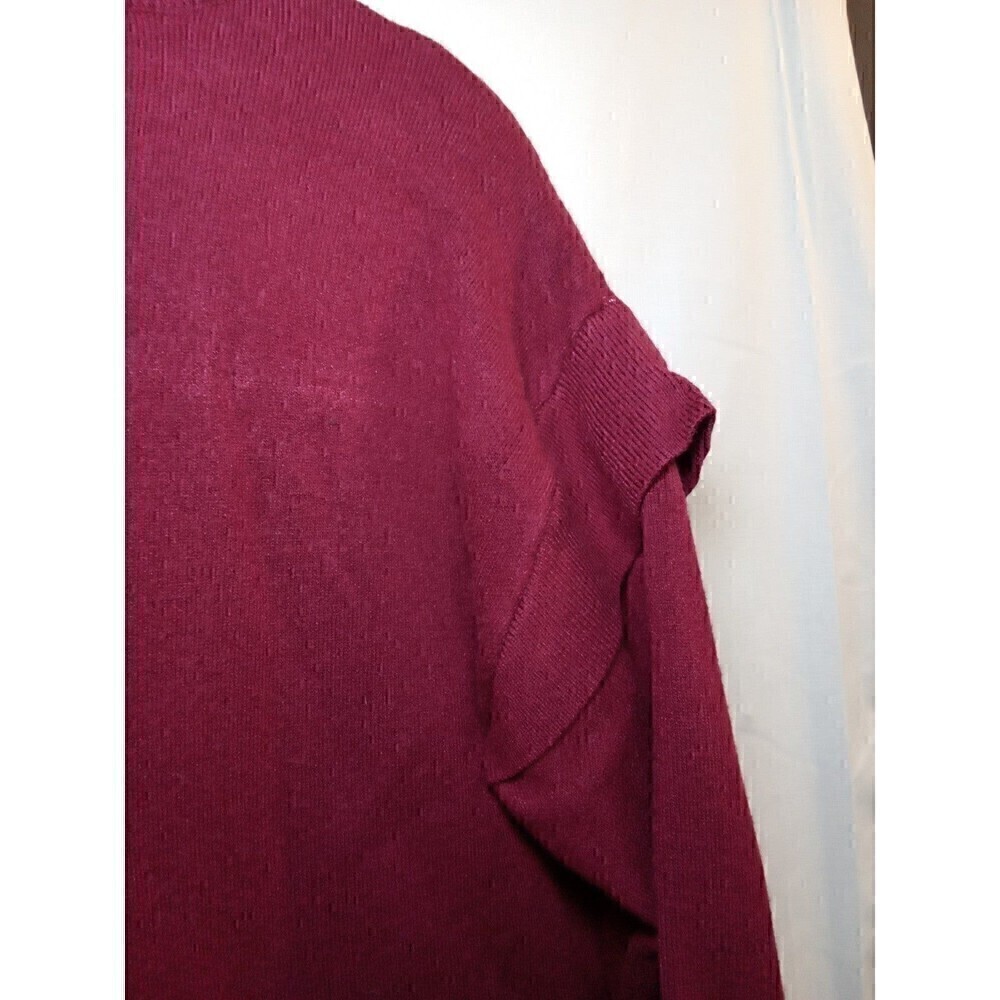 Crown & Ivy Womens small red sweater - Picture 5 of 10